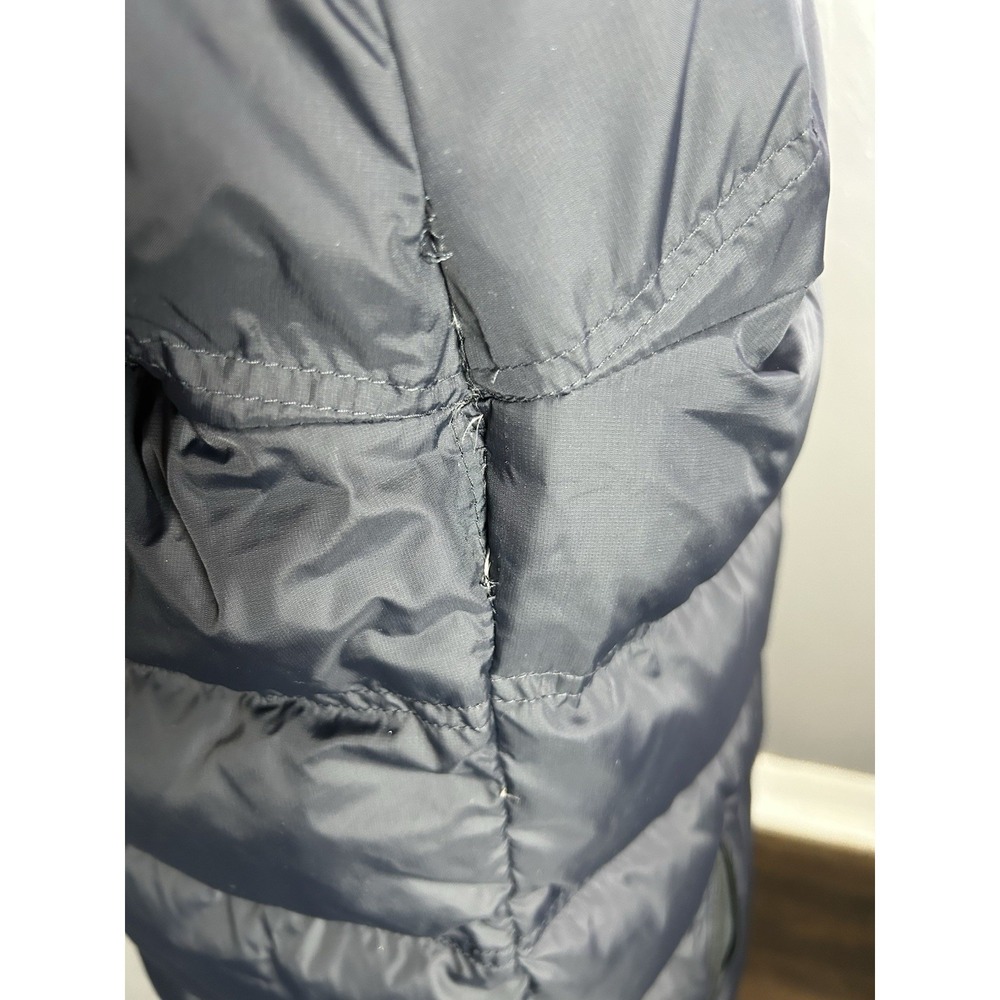 Cabelas 650 Fill Down Puffer Black Coat Full Zip and Pockets Size Large Tall Men - Picture 8 of 15